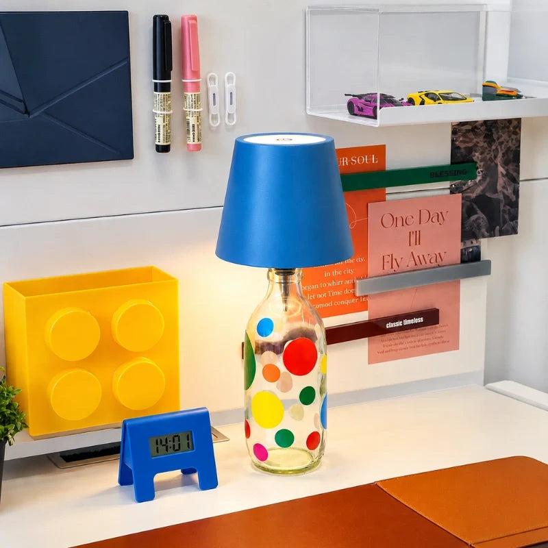 Tappo LED per Bottiglia Ricaricabile - Luce Decorativa a 3 Toni