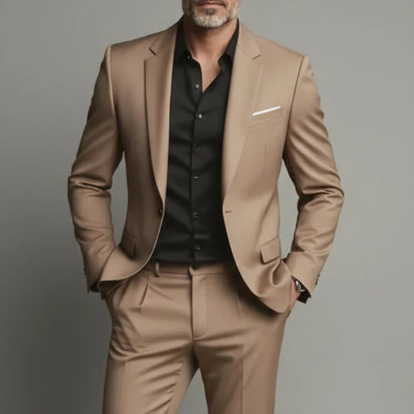 Completo Uomo Elegante Slim Fit – Giacca e Pantaloni Business Casual