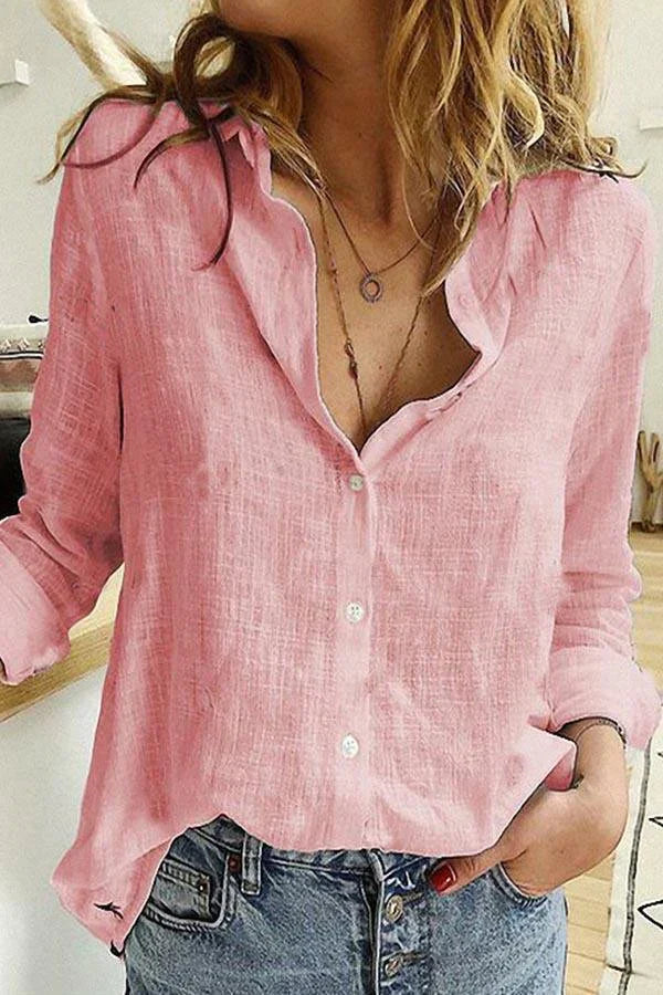 Blusa Femminile Sottile – Con Ricami, Adatta per Lavoro e Uso Quotidiano