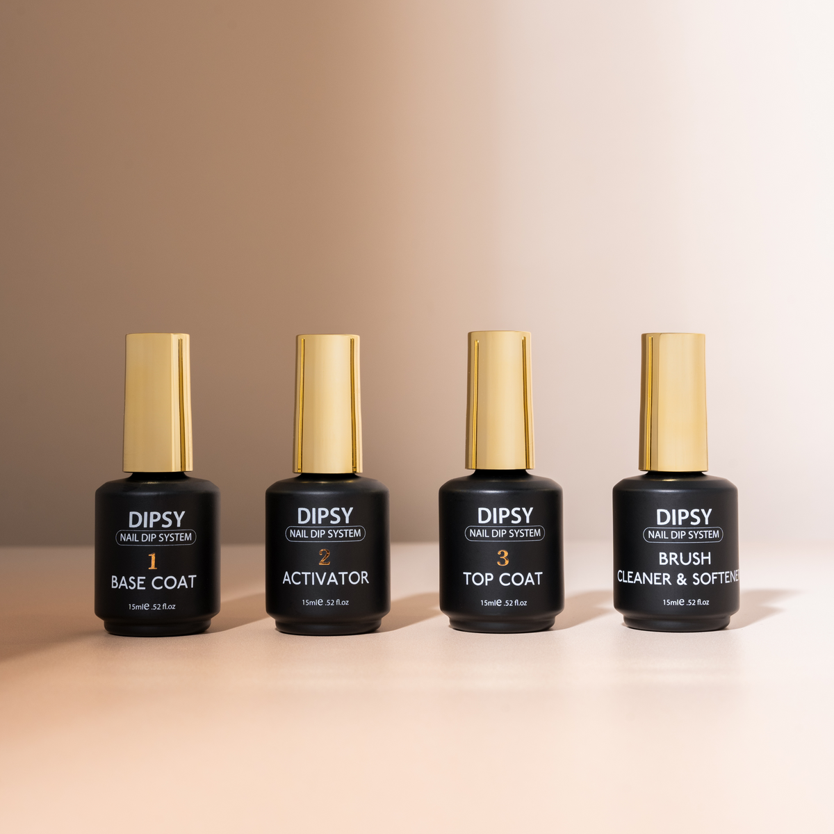 Kit Liquidi per Unghie Dip Powder - Base, Activator e Top Coat