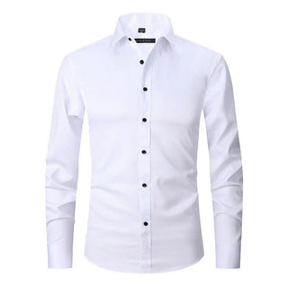 Camicia Slim Fit da Uomo – Antifreddo, Adatta per Lavoro e Uso Quotidiano