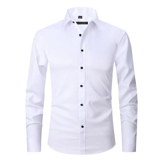 Camicia Slim Fit da Uomo – Antifreddo, Adatta per Lavoro e Uso Quotidiano