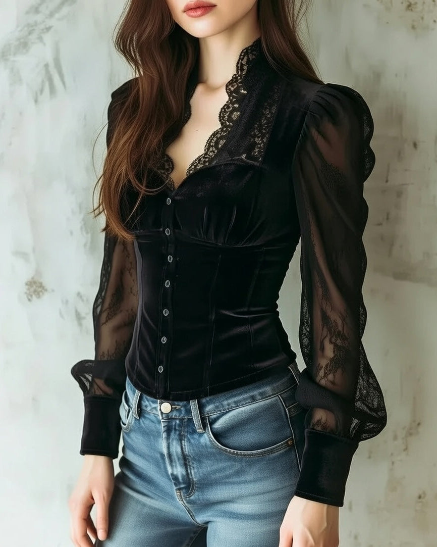 Blusa Sottile da Donna – Adatta per Lavoro e Uso Quotidiano