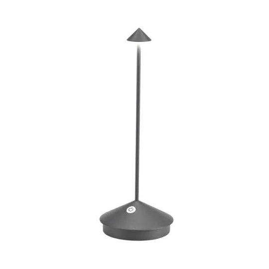 Lampada da Tavolo LED Ricaricabile Senza Fili Bianco e Oro