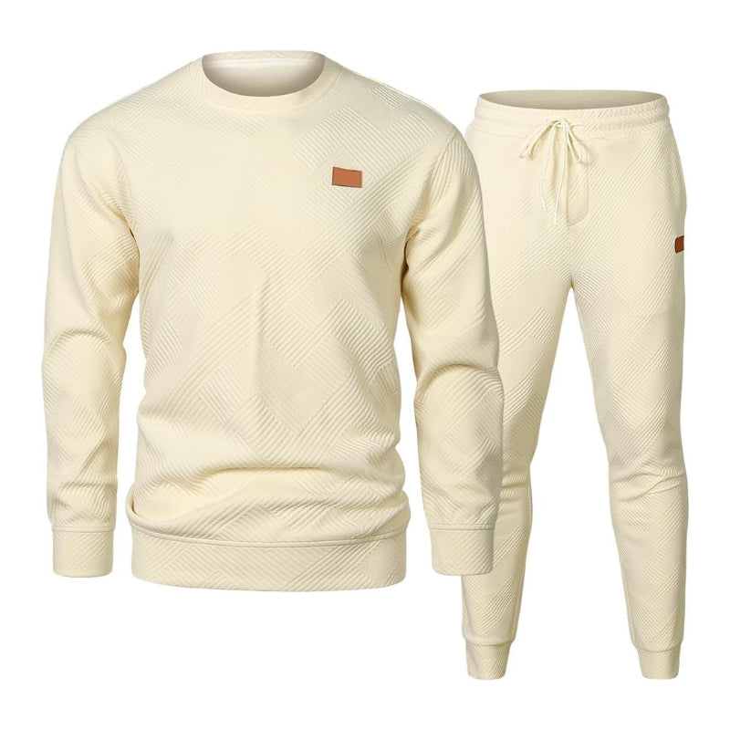 Completo Uomo 2 Pezzi in Tessuto Jacquard
