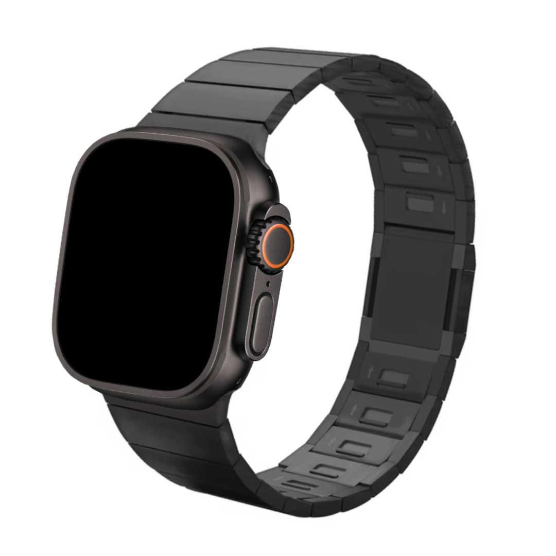 Cinturino a Maglie in Titanio per Apple Watch con Chiusura Magnetica