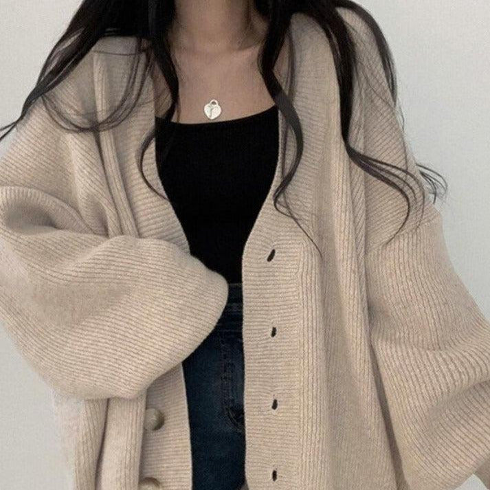 Donna - Cardigan oversize - Button-Down
