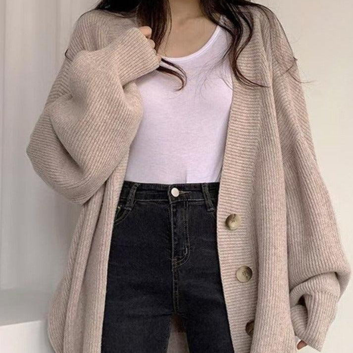 Donna - Cardigan oversize - Button-Down