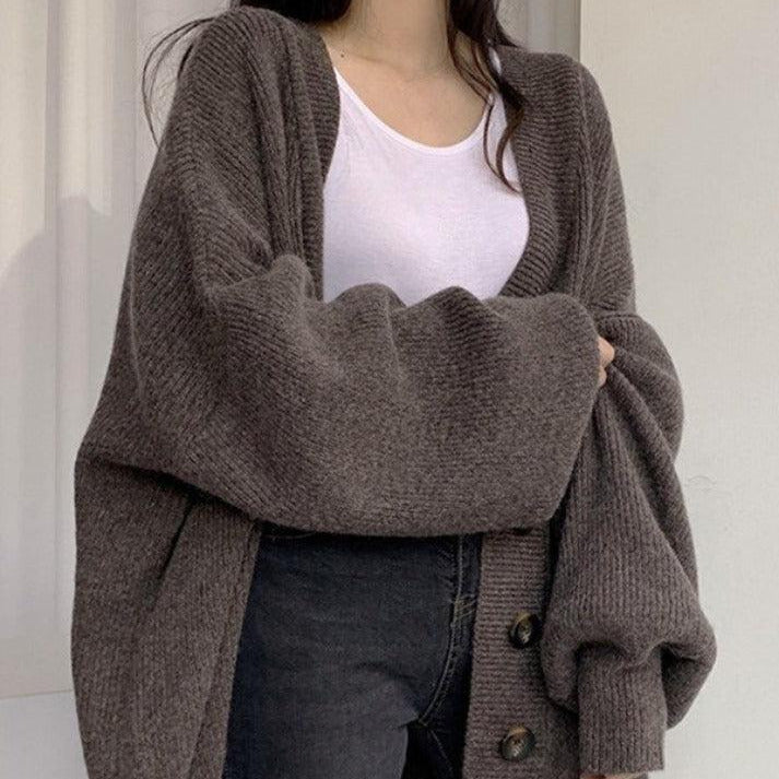 Donna - Cardigan oversize - Button-Down