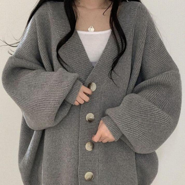 Donna - Cardigan oversize - Button-Down