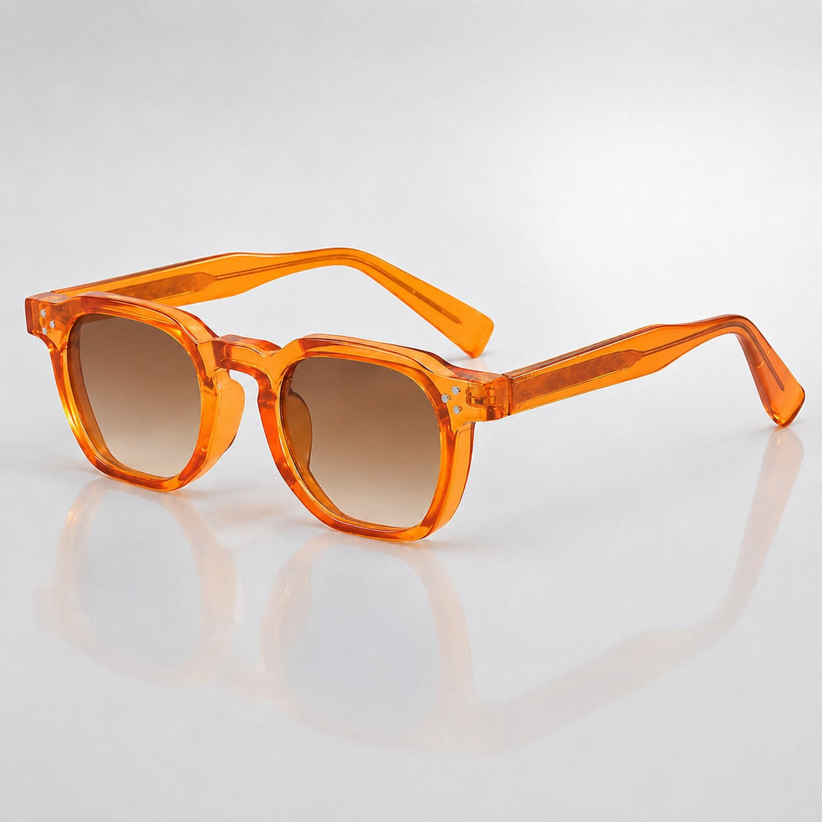 Occhiali da Sole Unisex a Montatura Piena con Lenti UV400 Colorate