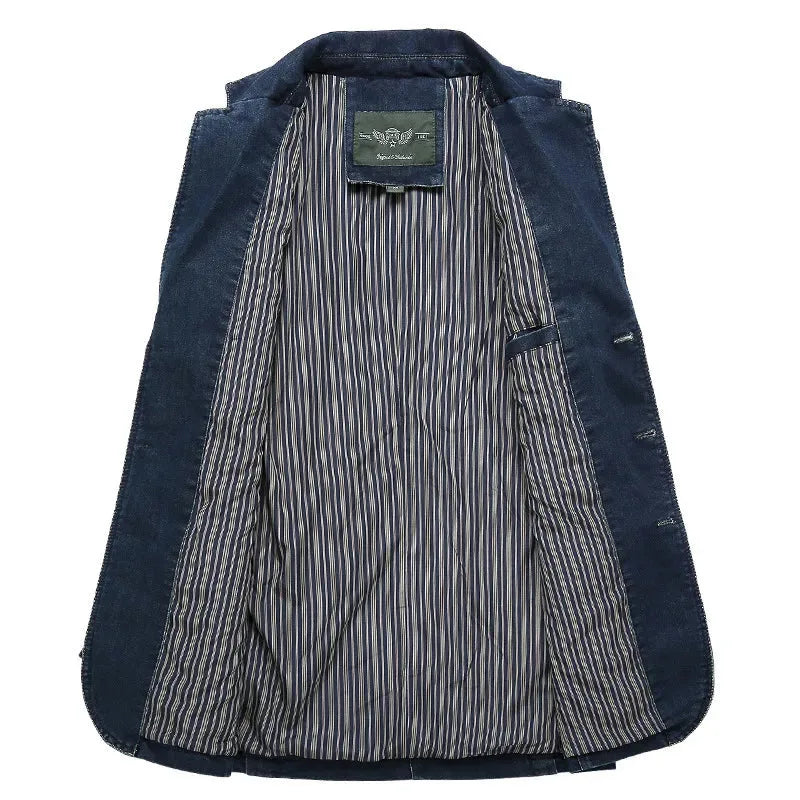 Blazer Uomo Slim Fit – Con Colletto Revers e Tasche Applicate, Adatto per Lavoro e Occasioni Formali