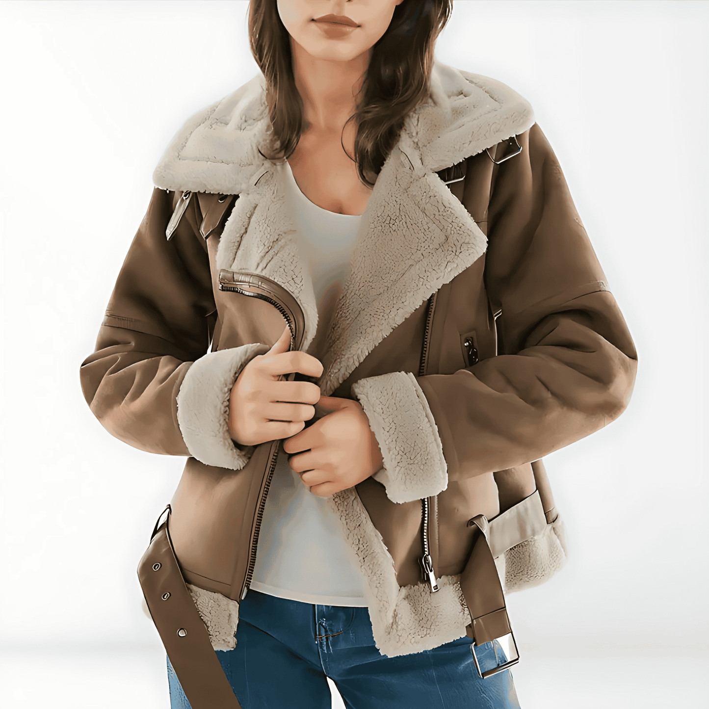 Donna - Bomber Sherpa - Stile accogliente