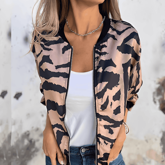 Donna - Giacca con zip morbida - Design di tendenza