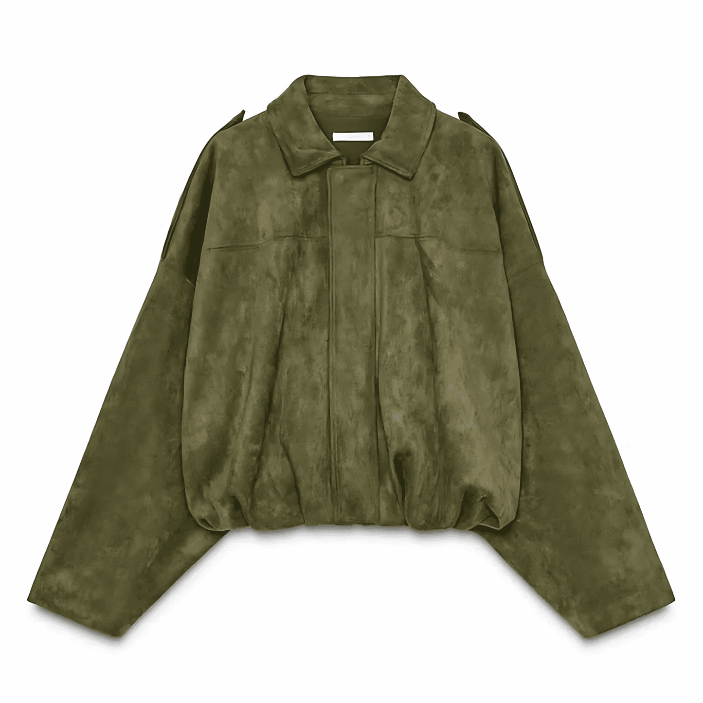 Donna - Giacca oversize in pelle scamosciata