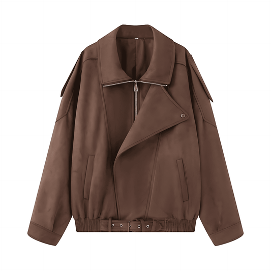 Donna - Giacca oversize morbida al tatto - Stile casual
