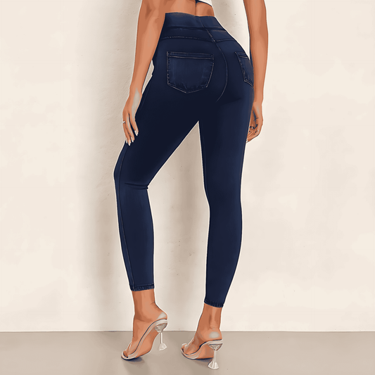 Donna - Jeggings skinny a vita alta - Vestibilità elegante