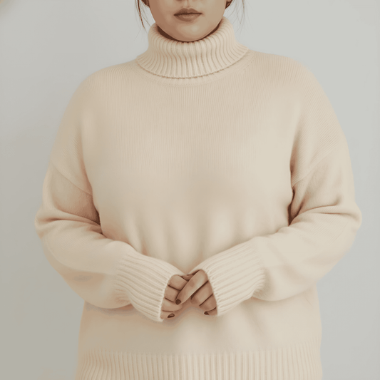 Donna - Dolcevita lavorato a maglia effetto cashmere