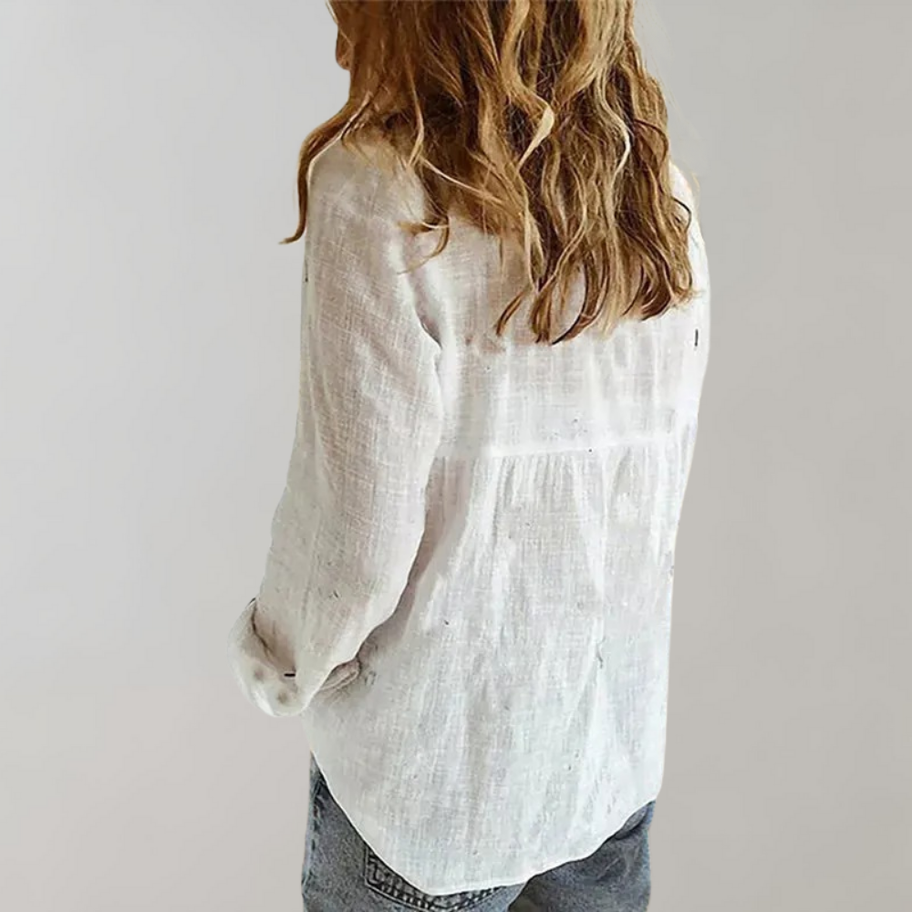 Camicia Femminile Sottile – Adatta per Lavoro e Uso Quotidiano