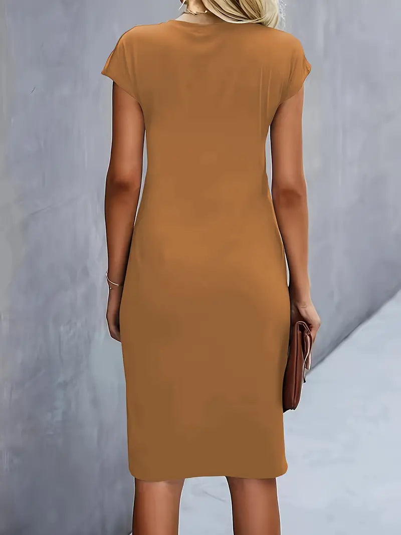 Abito Midi A-line da Donna – Adatto per Diverse Occasions, Casual e Lavoro