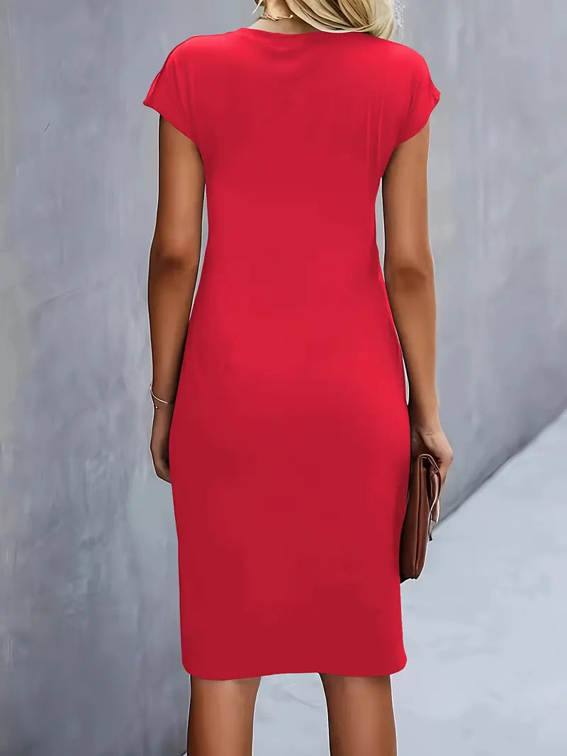 Abito Midi A-line da Donna – Adatto per Diverse Occasions, Casual e Lavoro