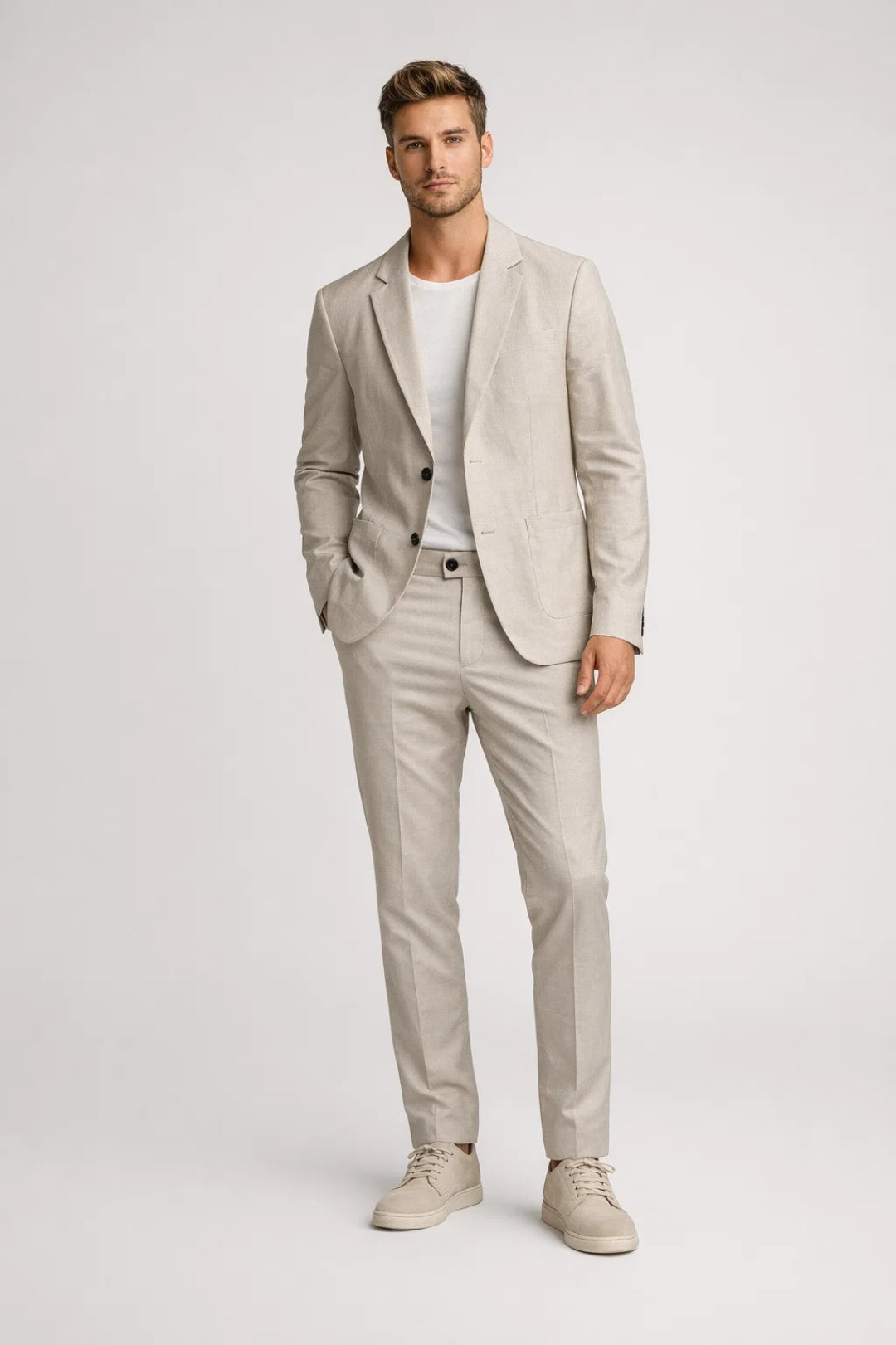 Completo Uomo Elegante Due Pezzi Giacca e Pantalone