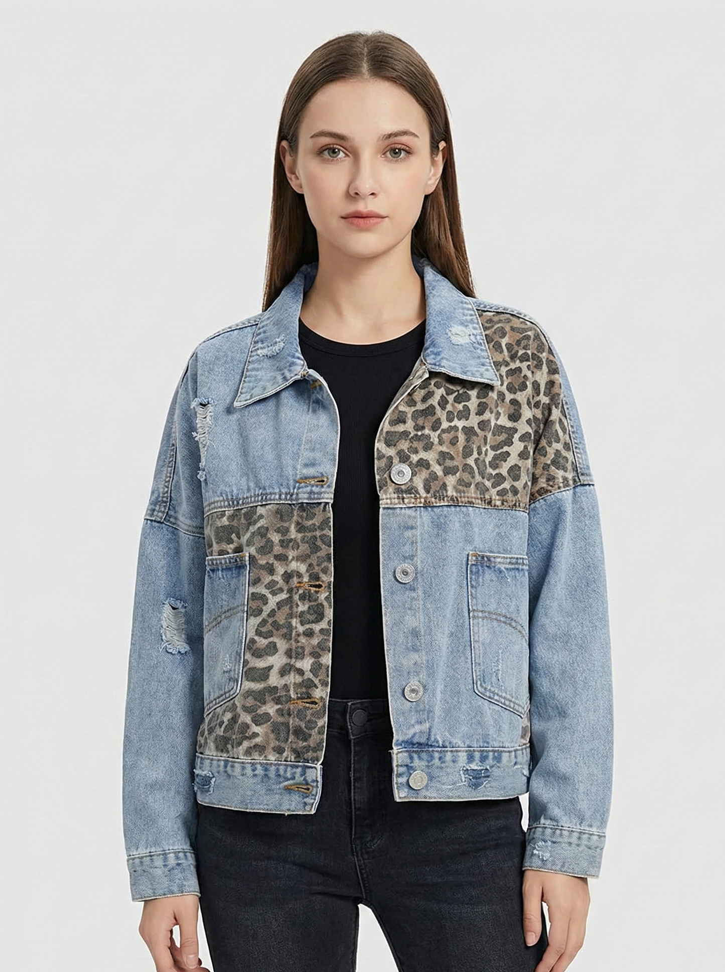 Giacca Oversized Donna – Con Bottoni, Adatta per Primavera e Autunno