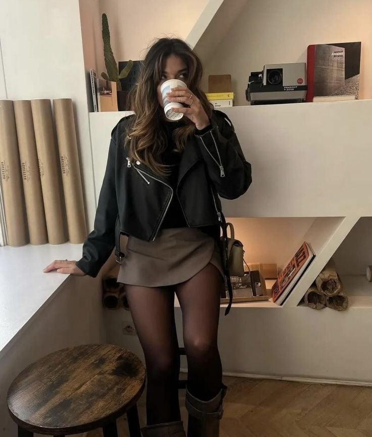 Gonna Pantalone Donna Incrociata con Vita Elastica