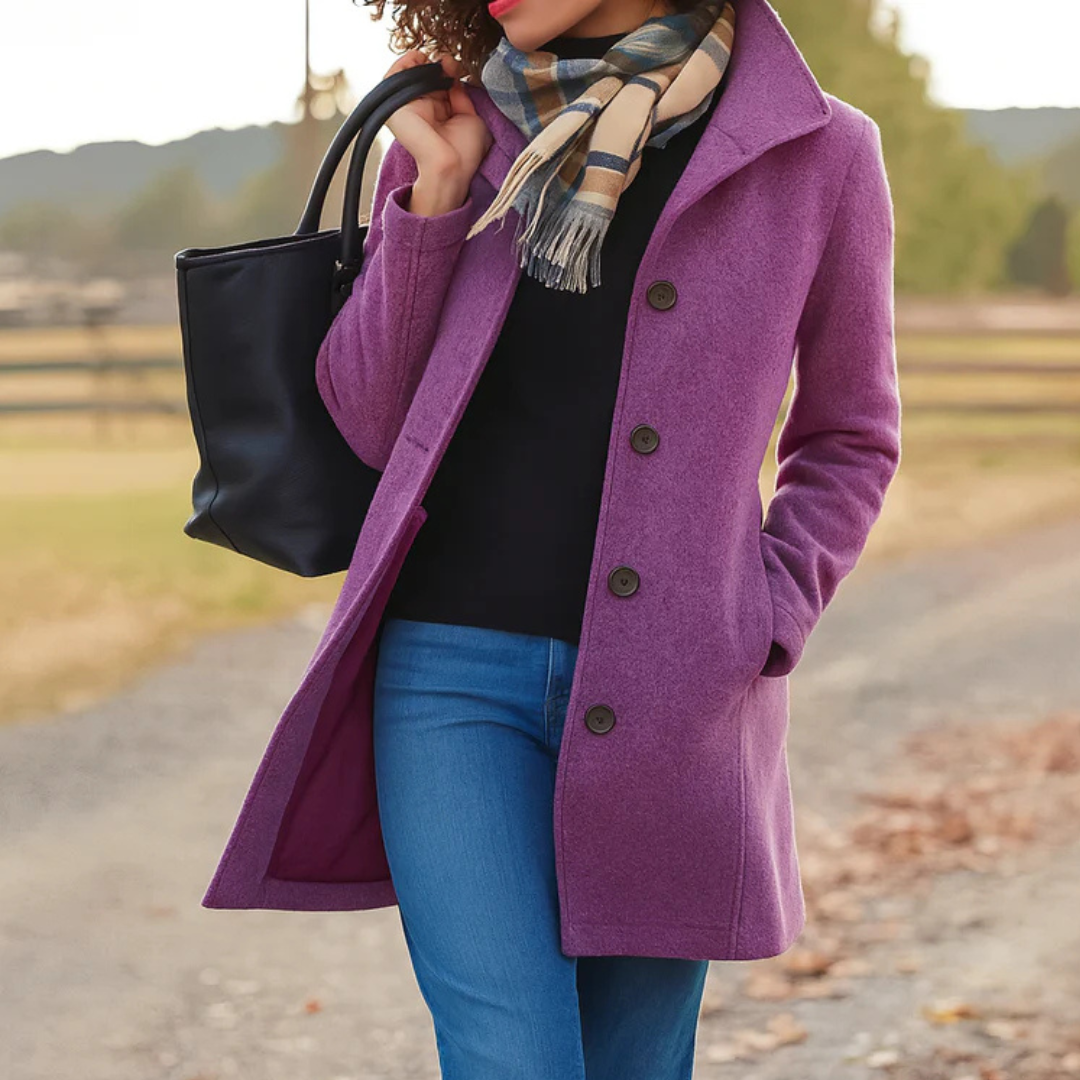 Giacca Slim Fit da Donna – Con Cappuccio, Adatta per Autunno e Inverno