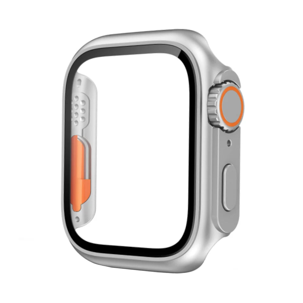 Custodia Protettiva per Apple Watch Stile Ultra - Design Trasparente
