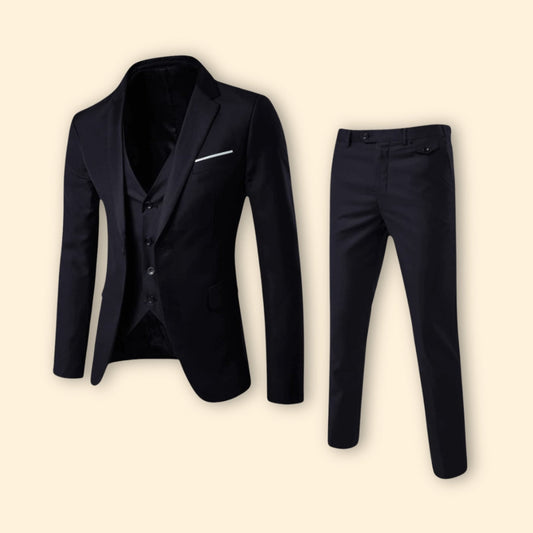 Completo Uomo 3 Pezzi con Giacca, Gilet e Pantaloni