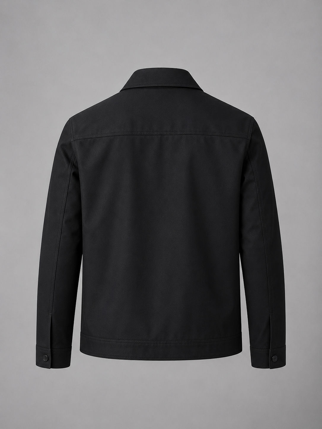 Giacca Uomo con Zip Integrale e Collo Classico