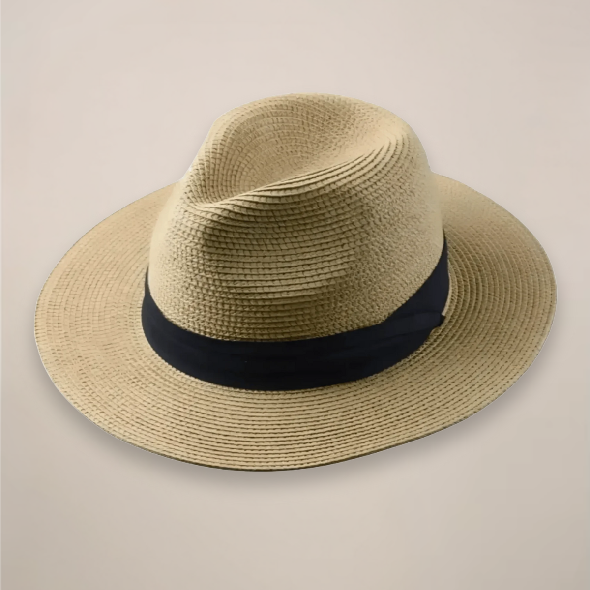 Cappello Panama Uomo Fatto a Mano - Tesa Larga per l'Estate