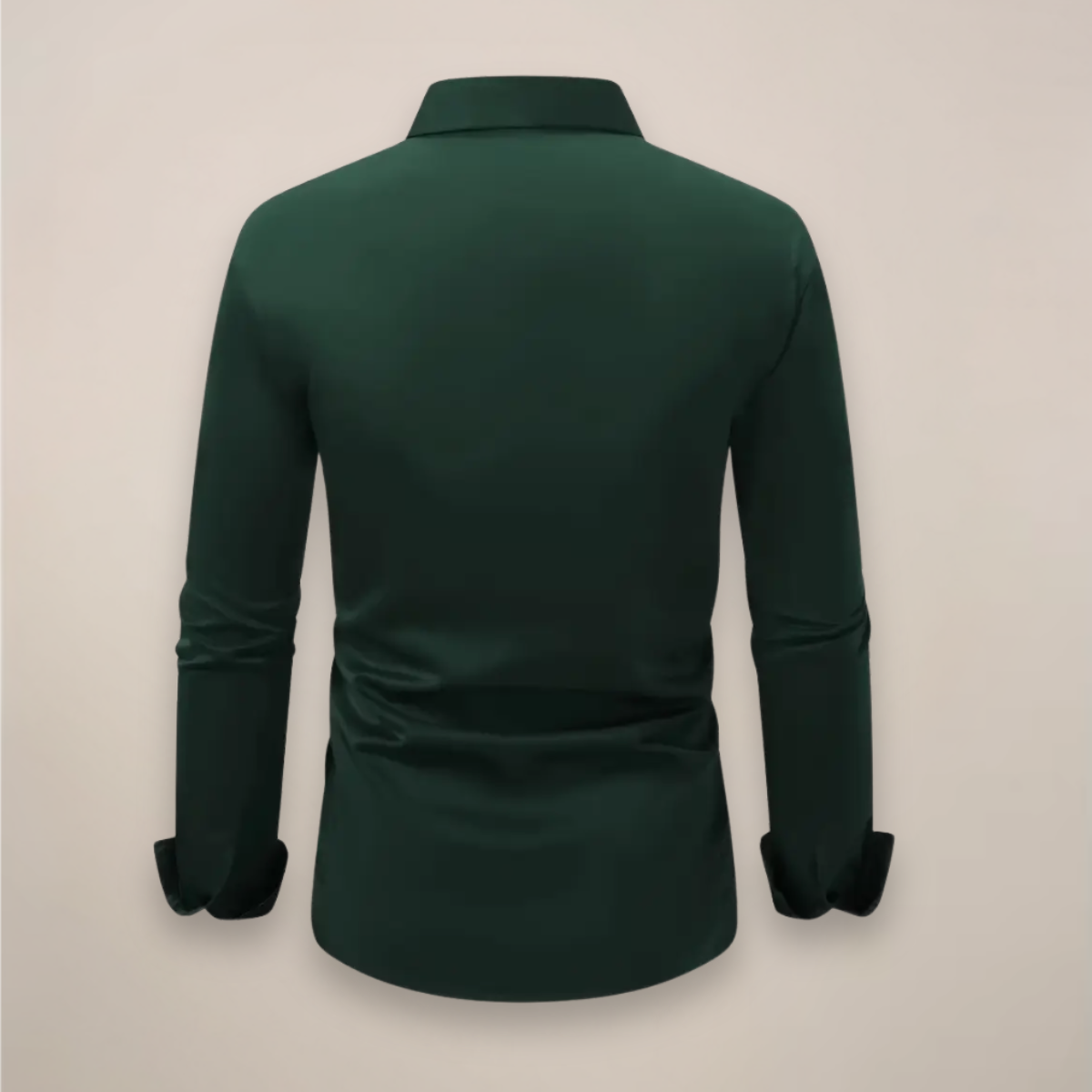 Camicia Uomo Slim Fit con Bottoni - Collo a Punta per Ufficio e Tempo Libero