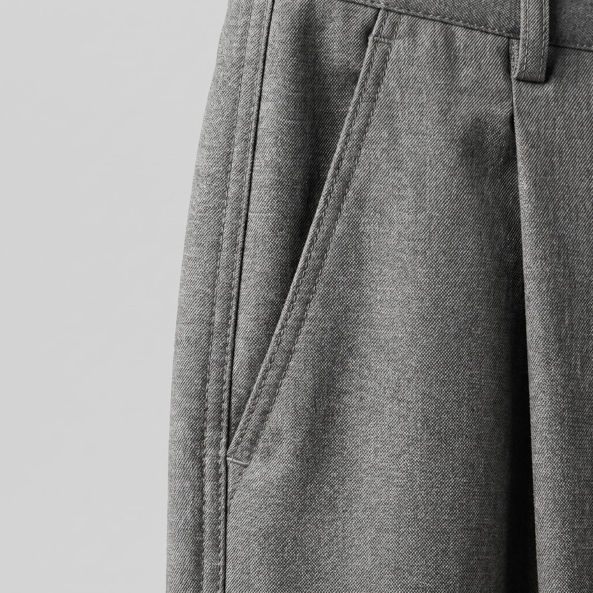 Pantaloni Uomo Sartoriali a Gamba Ampia con Pince