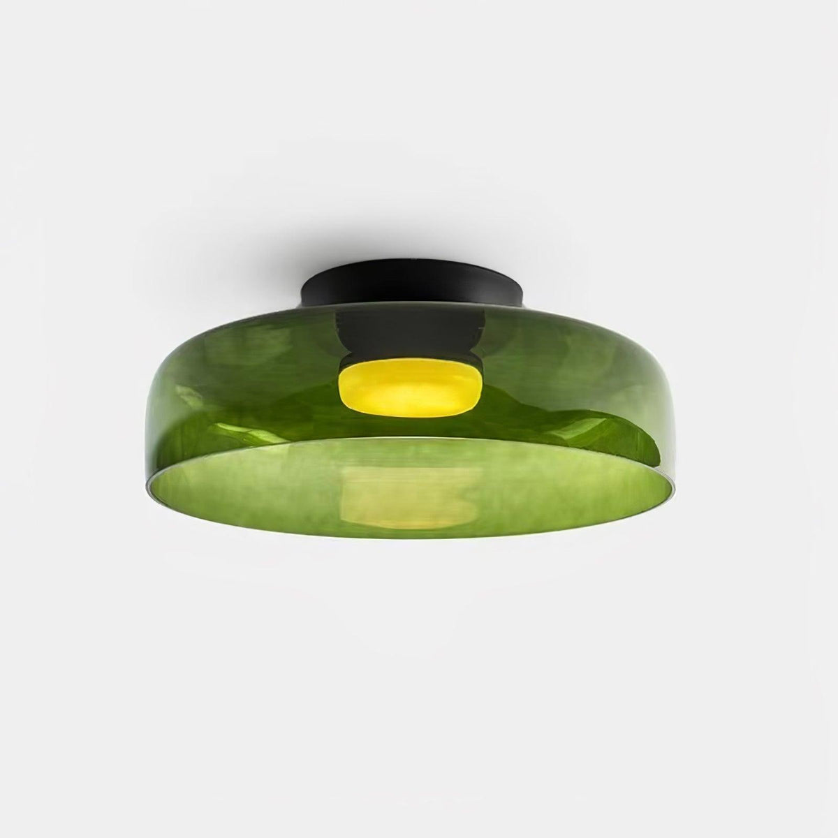 Minimalist Ceiling Light Integrated LED Smoked Glass  12