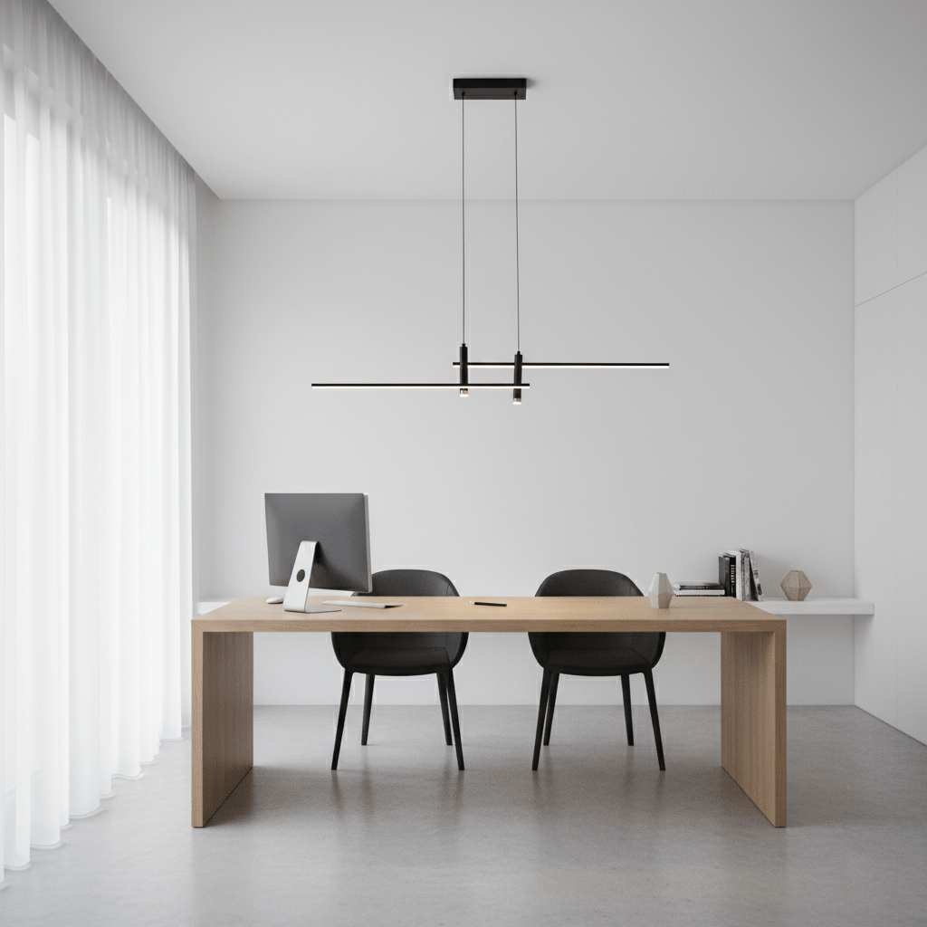 Minimalist Pendant Light Metal Adjustable Dimmable Warm 4
