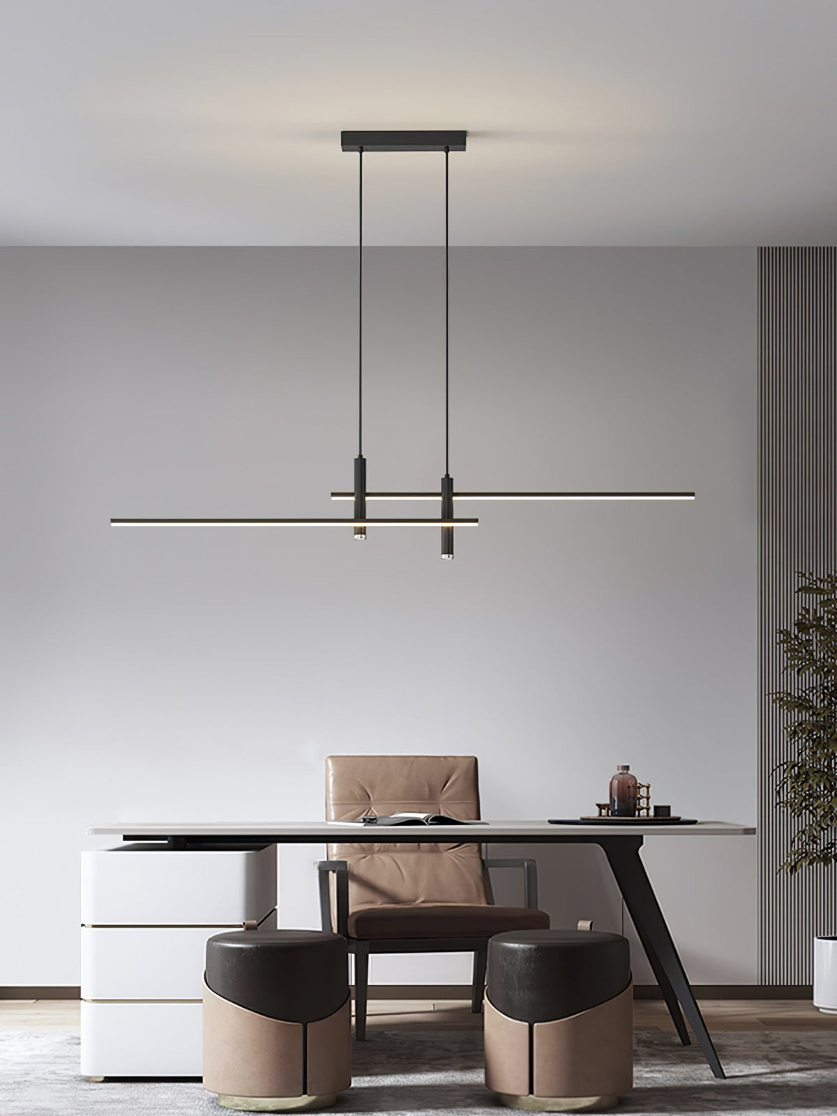 Minimalist Pendant Light Metal Adjustable Dimmable Warm 8