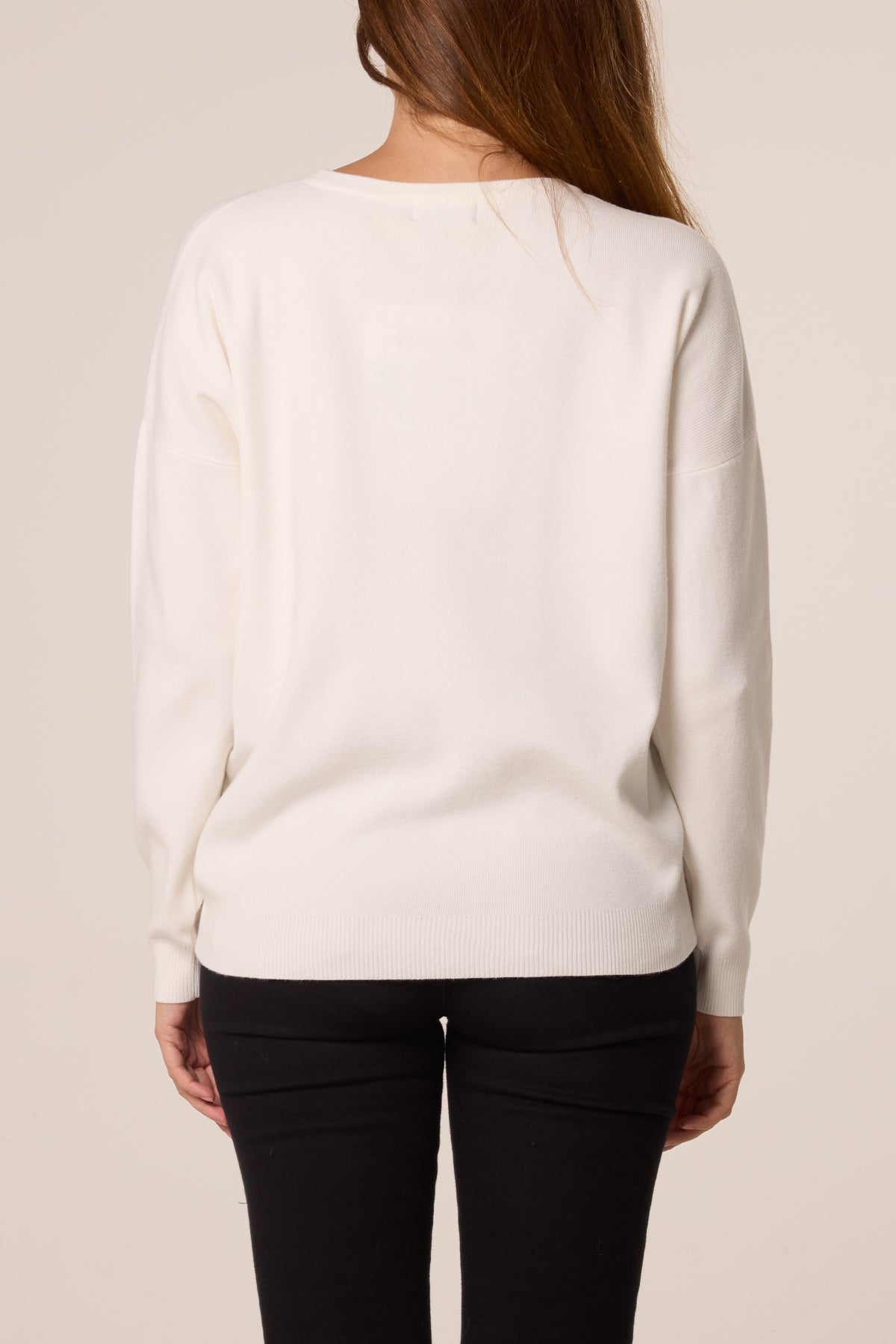 Maglione Donna con Paillettes e Fiocco Leopardato