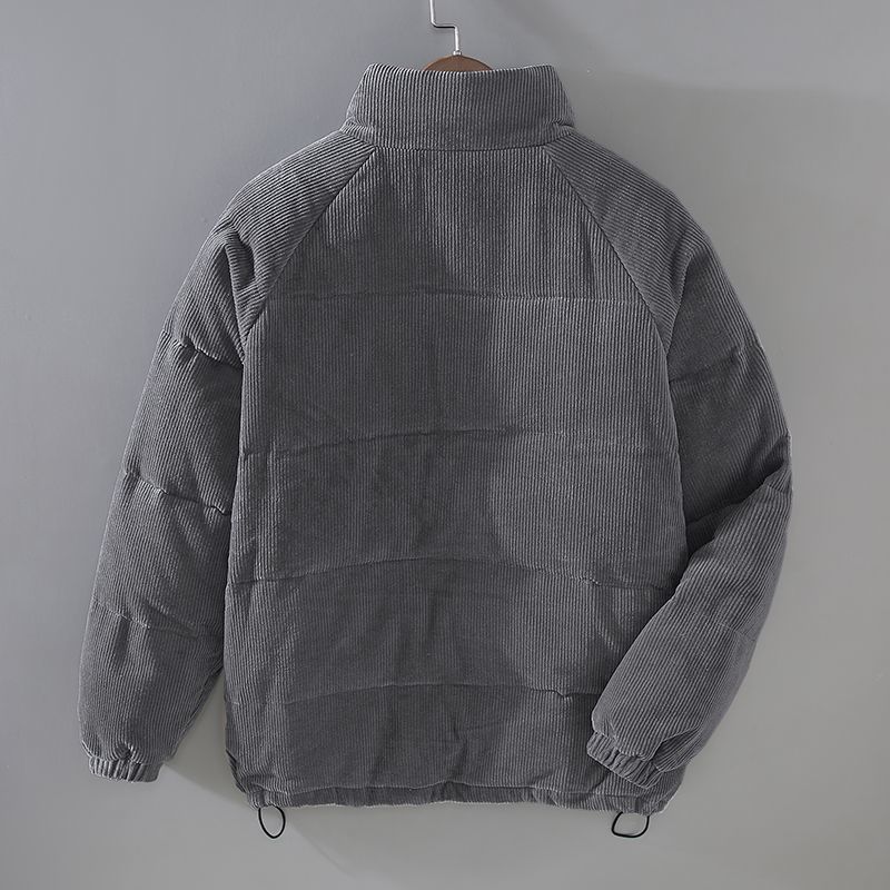 Giacca Trapuntata Uomo Collo Alto con Zip Integrale