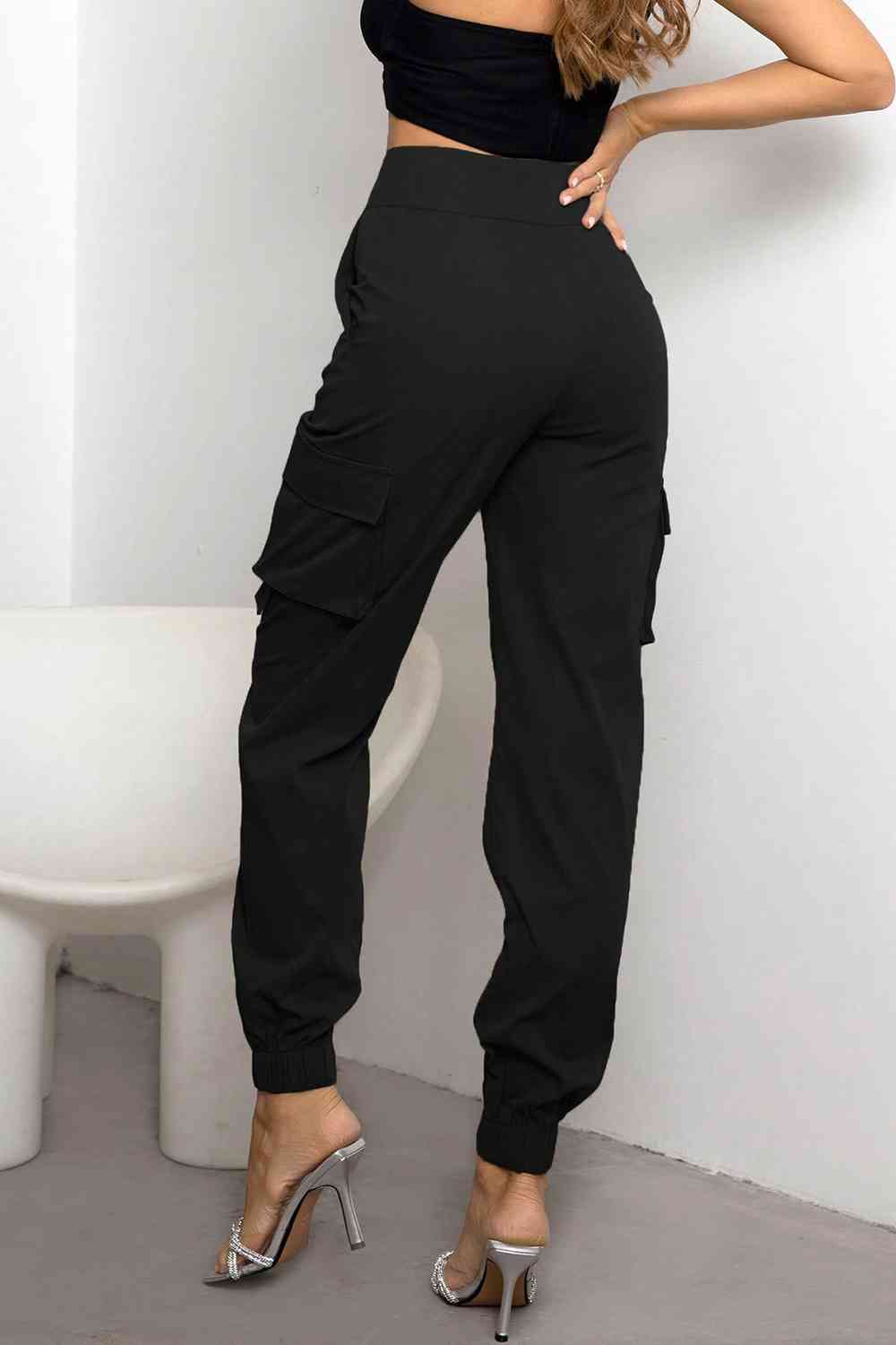 Pantaloni Slim Fit Donna – Stile Cargo con Tasche per Uso Casual