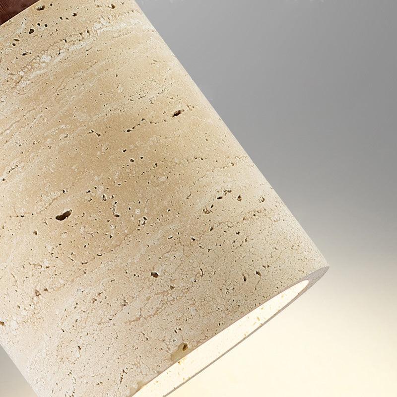 Natural Travertine Pendant Light – Nordic Minimalist Kitchen Pendant Lighting 3