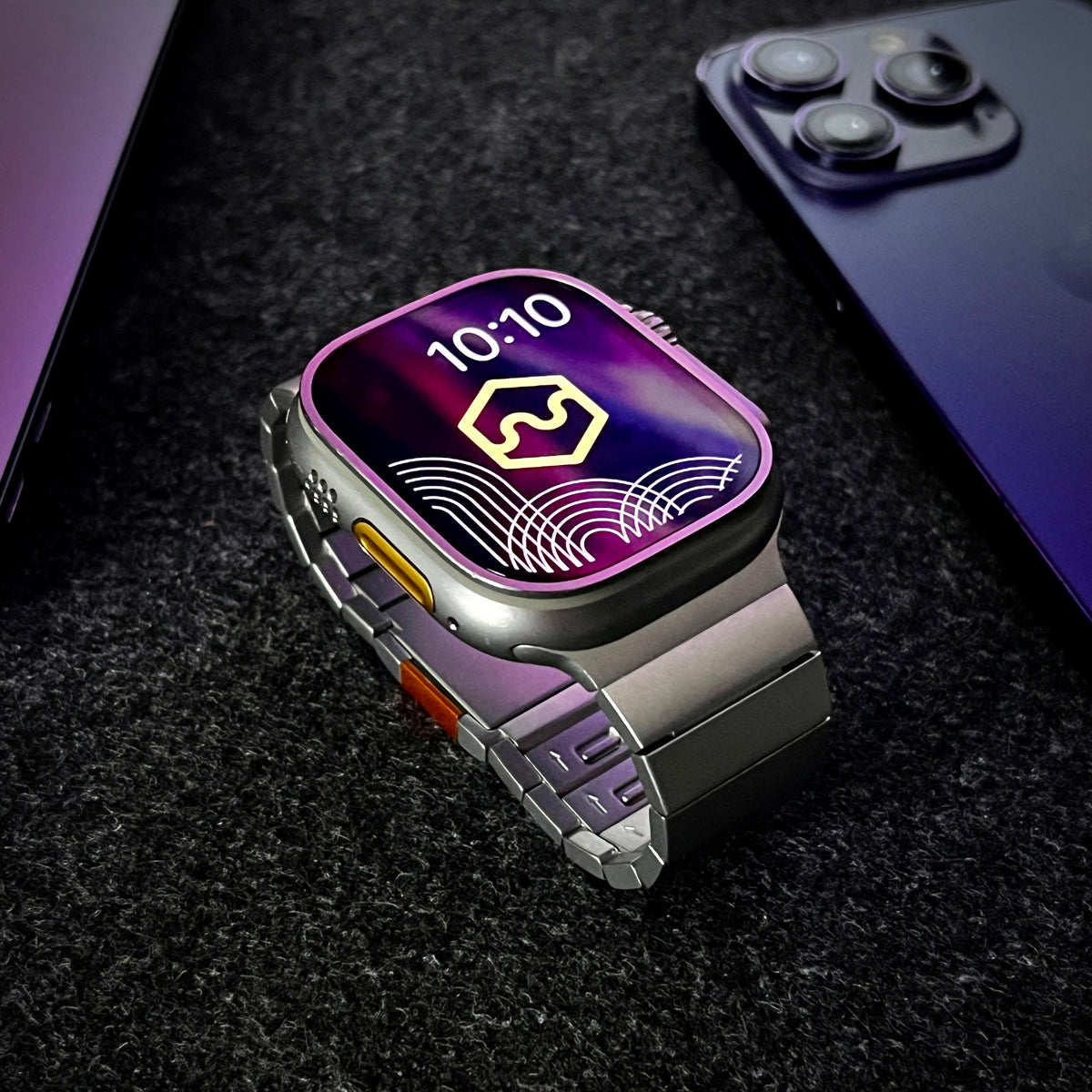 Cinturino a Maglie in Titanio per Apple Watch con Chiusura Magnetica