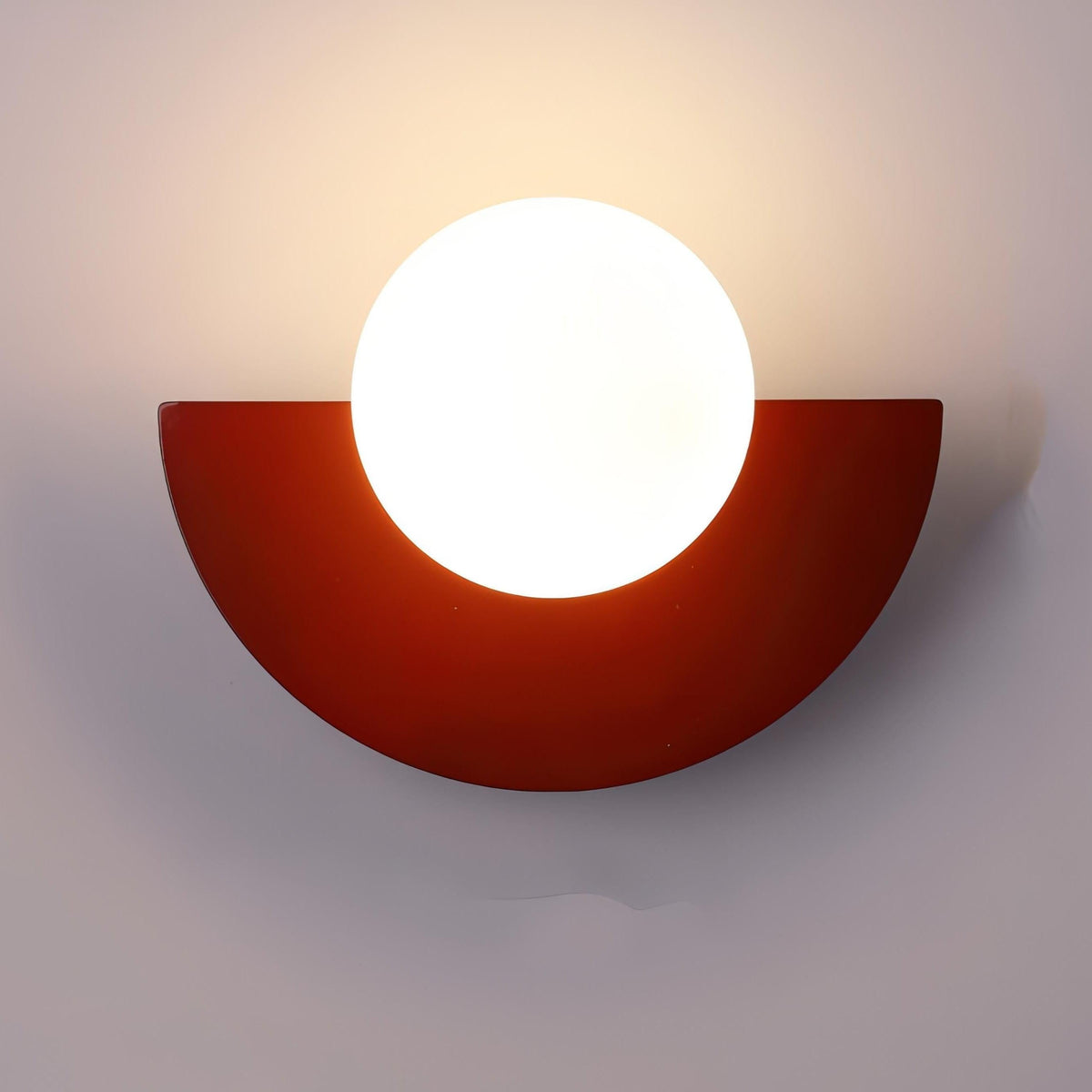 Nordic Semi-Round Wall Lamp – Contemporary LED Wall Sconce Lighting for Hallway and Living Space 6