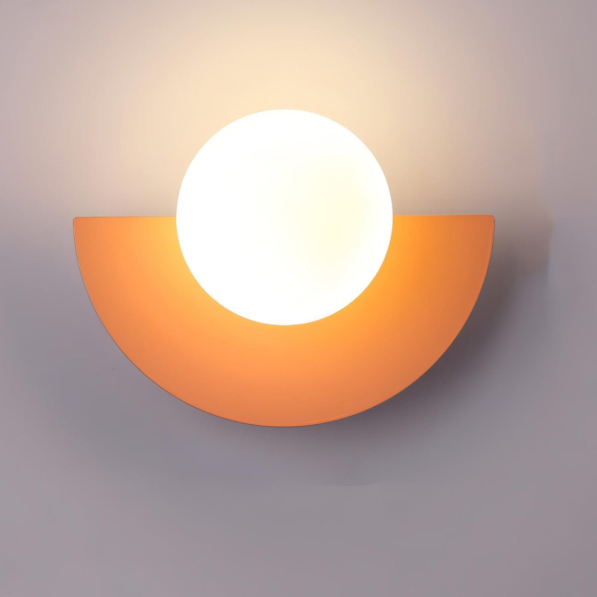 Nordic Semi-Round Wall Lamp – Contemporary LED Wall Sconce Lighting for Hallway and Living Space 8