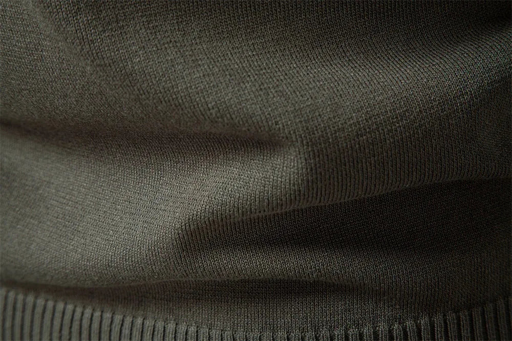 Polo Slim Fit da Uomo – Chiusura Lampo Corto, Adatta per Uso Casual e Quotidiano