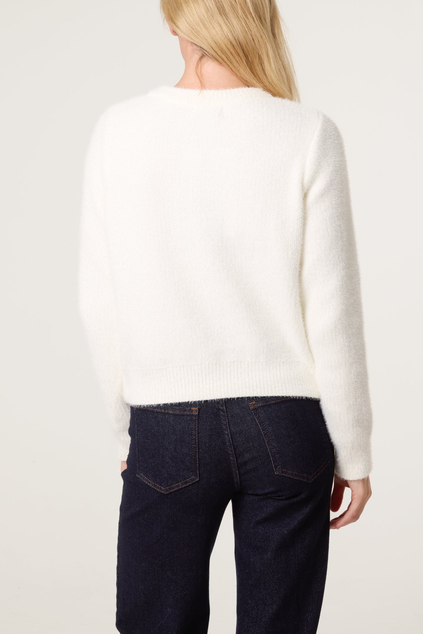 Cardigan Donna in Maglia Morbida Effetto Texture