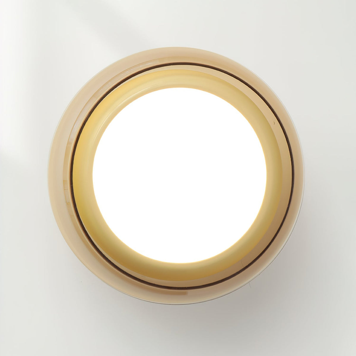 Plafoniera da Soffitto in Vetro Stile Retrò con LED Integrato