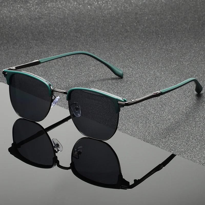Occhiali da Sole Unisex Clubmaster Montatura Metallo
