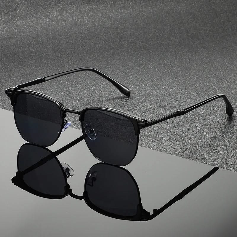 Occhiali da Sole Unisex Clubmaster Montatura Metallo